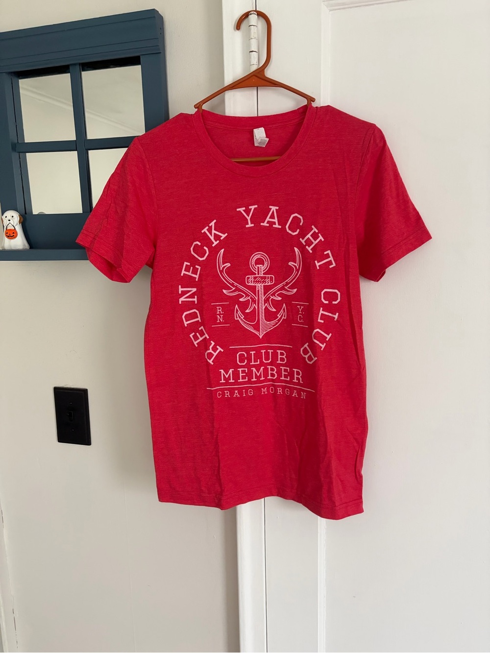 Red Graphic women’s T‑Shirt - Yacht Club Design